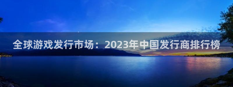 tp钱包币转错链：全球游戏发行市场：2023年中国发行商排行榜
