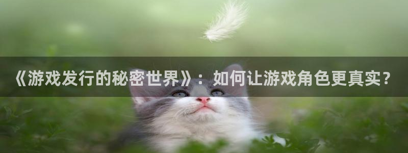 tp钱包一键同步：《游戏发行的秘密世界》：如何让游戏角色更真实？